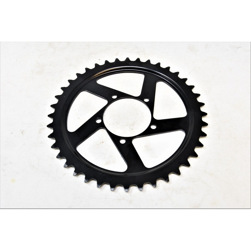 Black E-bike Mid Motor 40 3/32 Teeth Chainring Chainwheel BCD 58 Bafang Darfon