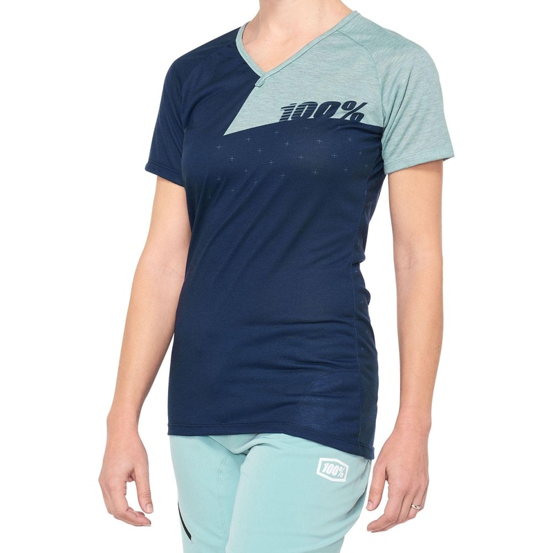 100% Airmatic Women’s Jersey Navy / Seafoam