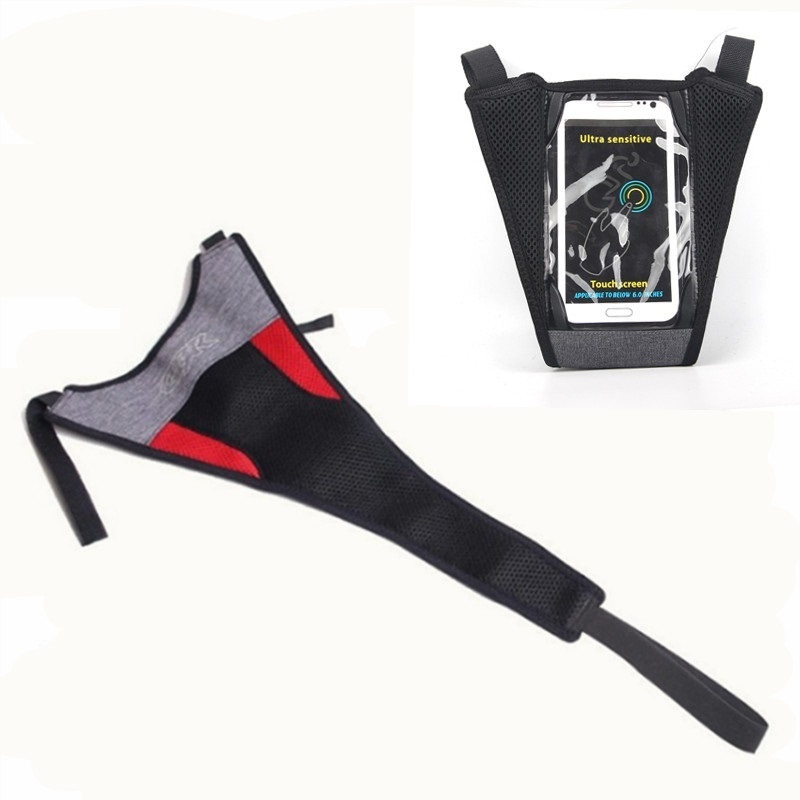 Bike Frame Sweat Cover Bicycle Training Sweat Guard Prevent Bicycle From Corrosion with Cellphone Holder Wbb16721
