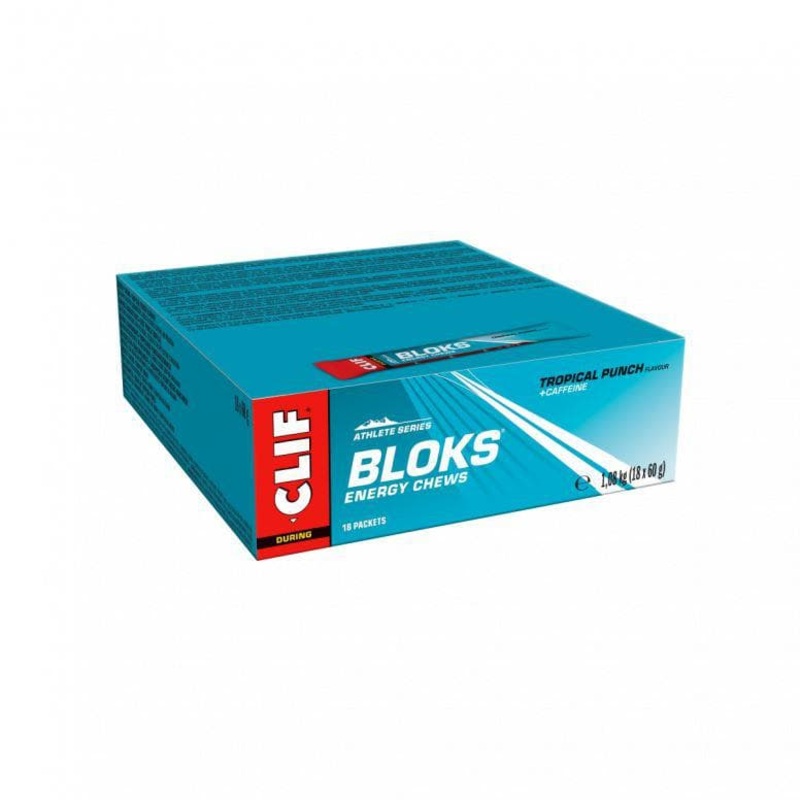 Clif Blok Energy Chews Tropical Punch 18 Pack