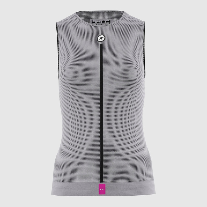Maglia intima donna senza maniche Assos Summer 1/3 Skin Layer P1 – Grigio