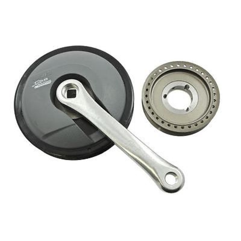 MIYATA ROLLER FLOATING BELT DRIVE CRANK 165mm ARM PLUS REAR SPROCKET PROJECT