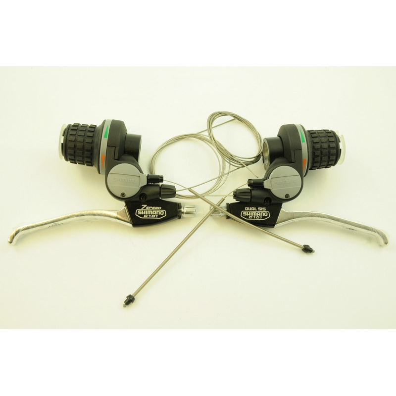 PAIR SHIMANO SB-C101 21 SPD REVO GRIPSHIFT INDEX SHIFTER ALL TYPE BRAKE LEVERS