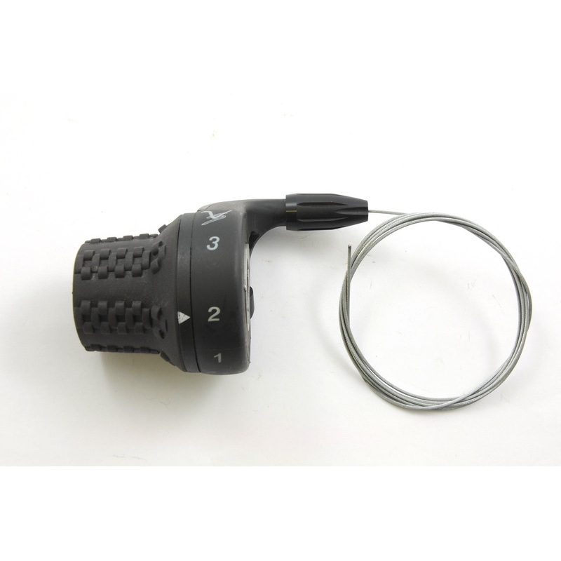 3 SPEED GRIPSHIFT TWISTGRIP BIKE INDEX GEAR SHIFTER LEFT HAND TWIST GEAR CHANGER