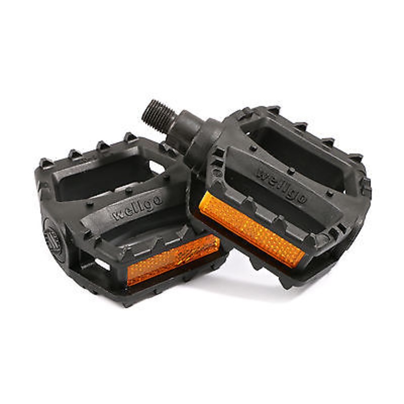 CHILDRENS BIKE PEDALS JUNIOR 1-2 FOR ONE PIECE CRANKS BMX & KIDDIES BIKES WELGO