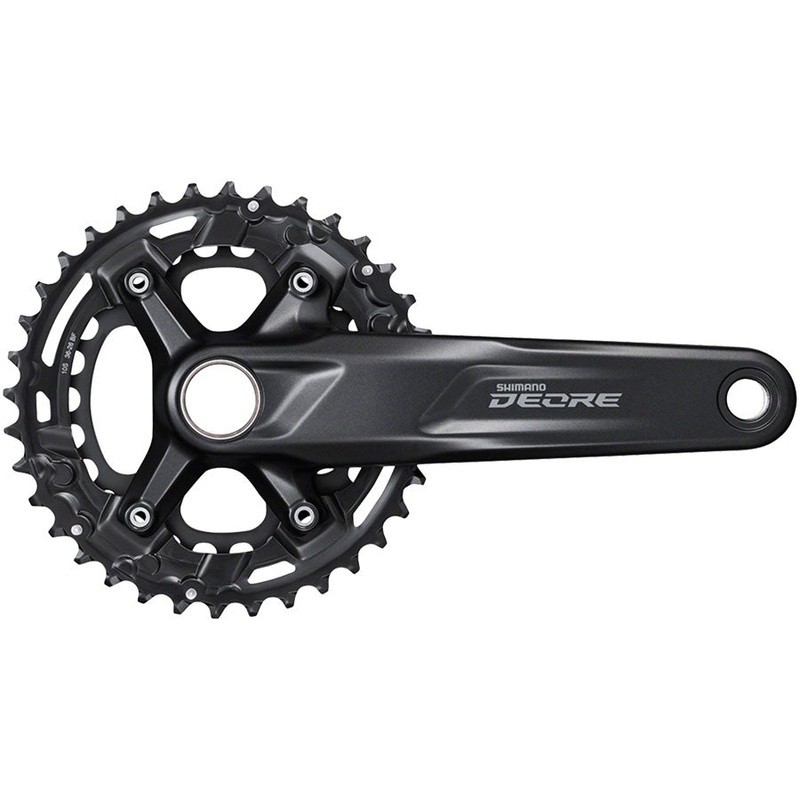 Shimano Deore FC-M4100-B2 Crankset – 170mm 10-Speed 36/26t 96/64 BCD For 51.8mm Chainline BLK