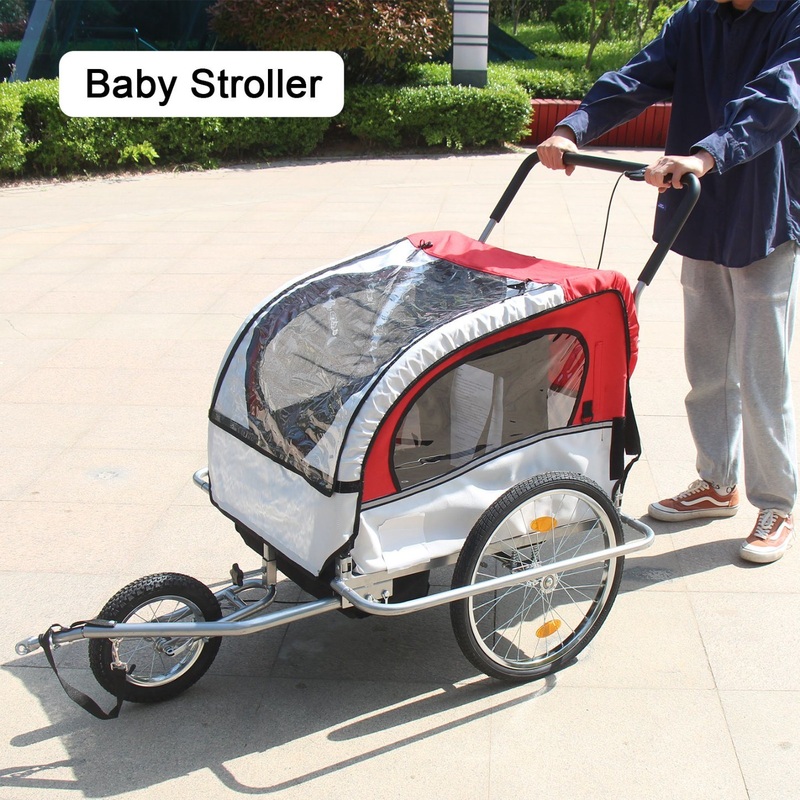 Bike Trailer for Kids, Pet & Kids Bicycle Trailer, Dog Bike Trailer with Tent