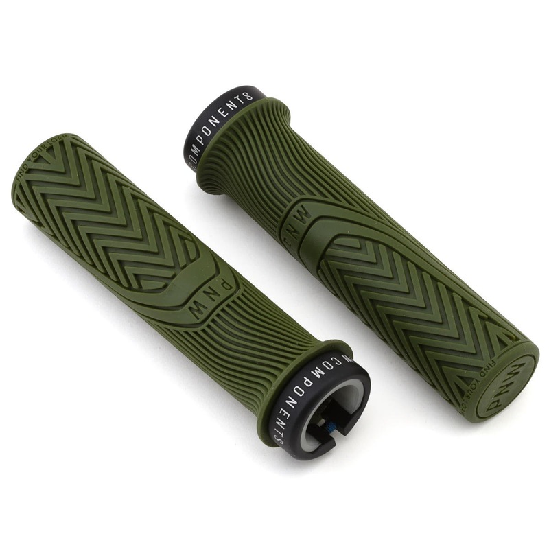 PNW Components Loam Mountain Lock-On Grips (Moss Green) (Regular)