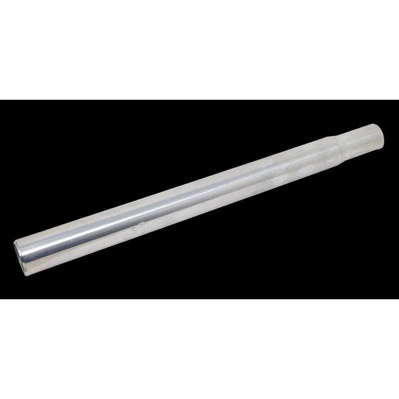 ALLOY SEAT POST 25.4mm x 300mm (12) BIKE SADDLE STEM, STRAIGHT (CANDLE) TOP