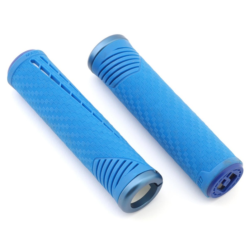 ODI CF Lock-On Grips (Blue/White)