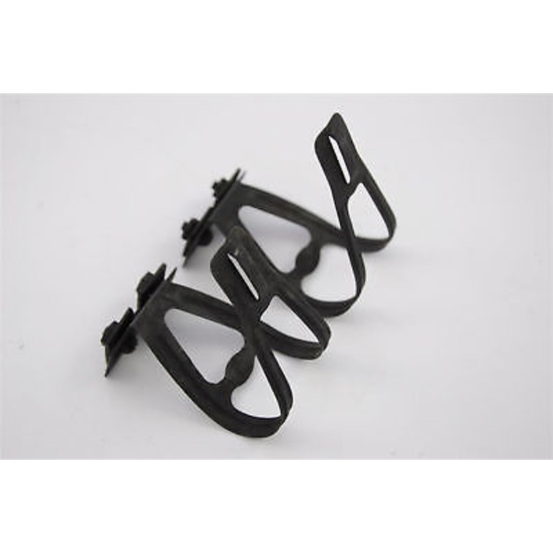 VINTAGE RACING BIKE TOE CLIPS 1950s BARN FIND BLACK STEEL TOE CLIPS LARGE NOS