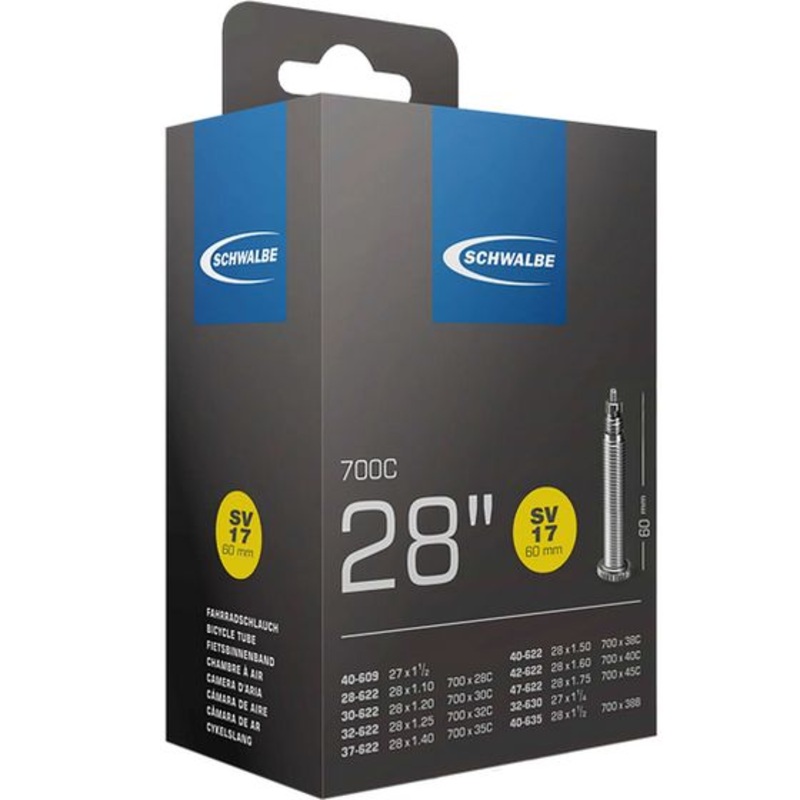 Camera d’aria Schwalbe SV17 700×28/35 – Presta 60 mm