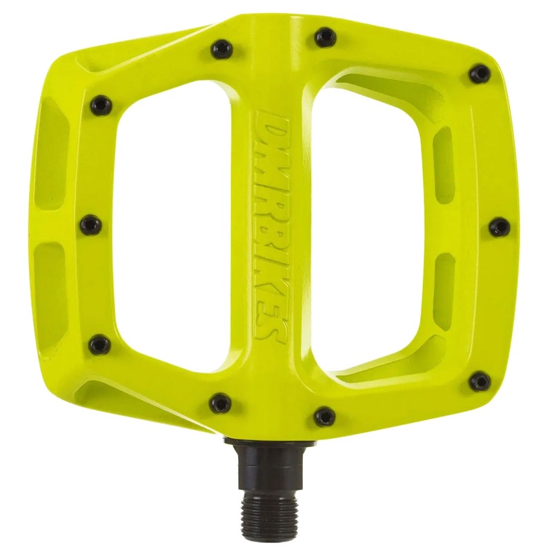 DMR V8 Pedals – Platform Aluminum 9/16 Lemon Lime