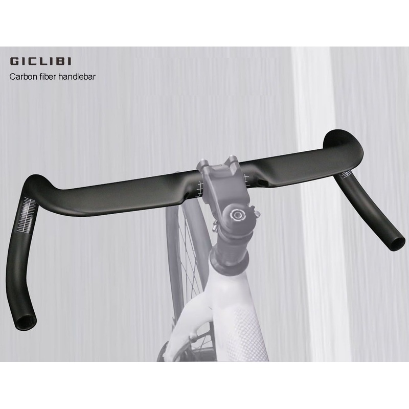 Giclibi Carbon Fiber Handlebar Road Bicycle Carbon Bike Drop Handle Bar