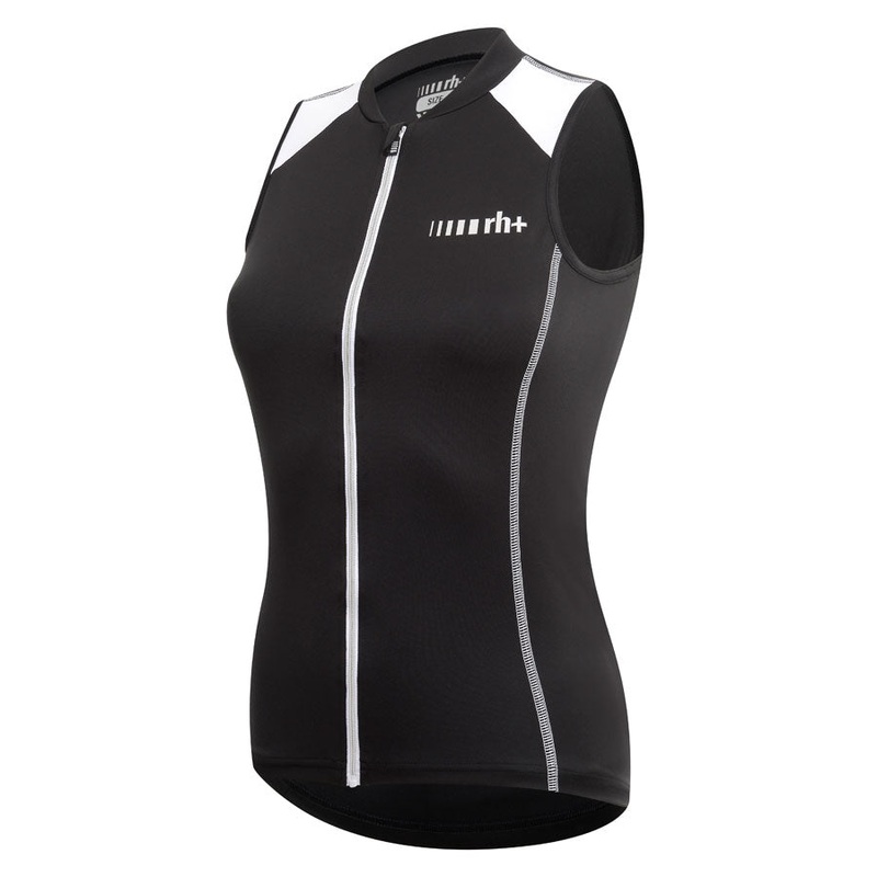 Maglia Donna S/M Rh+ Spirit – Nero Bianco