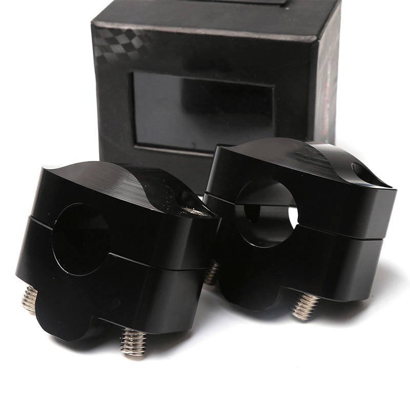 Motorcycle Accessories CNC Aluminum Alloy Handle Bar Riser Dirt Bike Performance Motorcycle Parts 28.6mm Handlebar Riser Clamps