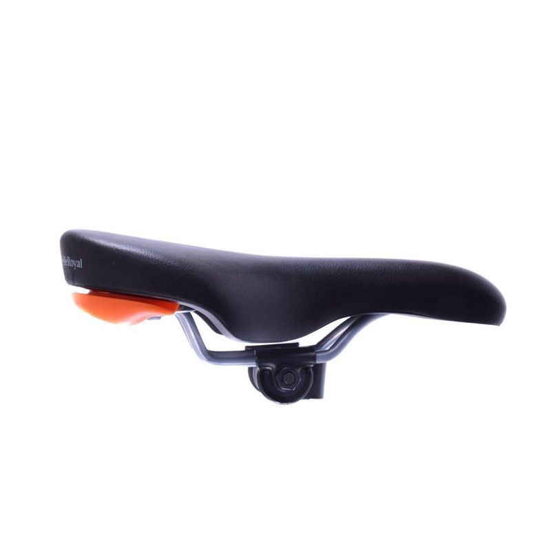 SELLE ROYAL MTB-ANY BIKE SADDLE NICE QUALITY BLACK SADDLE WITH ORANGE PROTECTION