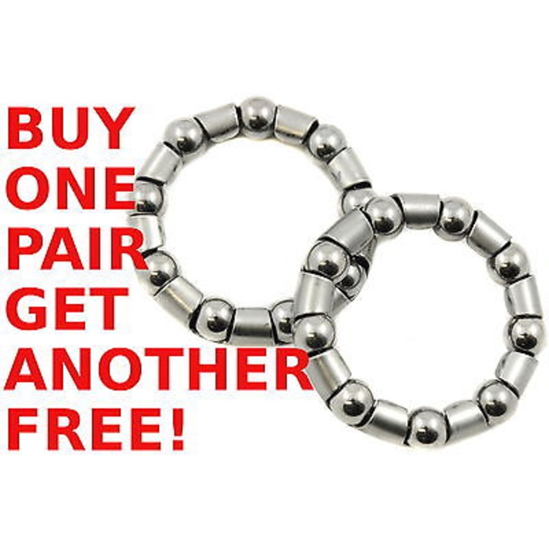 PAIR 5-16 9 BALL ONE PIECE OPC CRANK BEARINGS CAGE 44mm FOR BMX-EARLY MTB