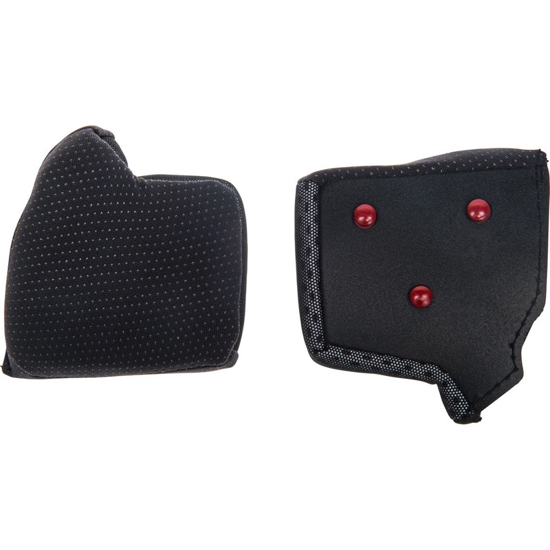 Bell Super DH Cheek Pads|Bell Super DH Cheek Pads Black 25mm / 35mm