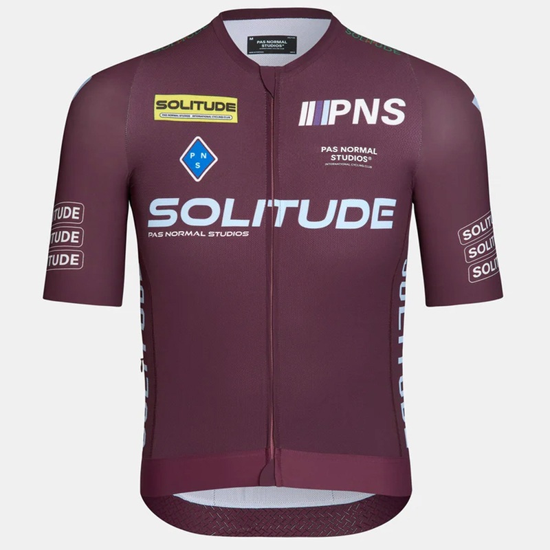 Maglia Pas Normal Studios Solitude Logo – Bordeaux