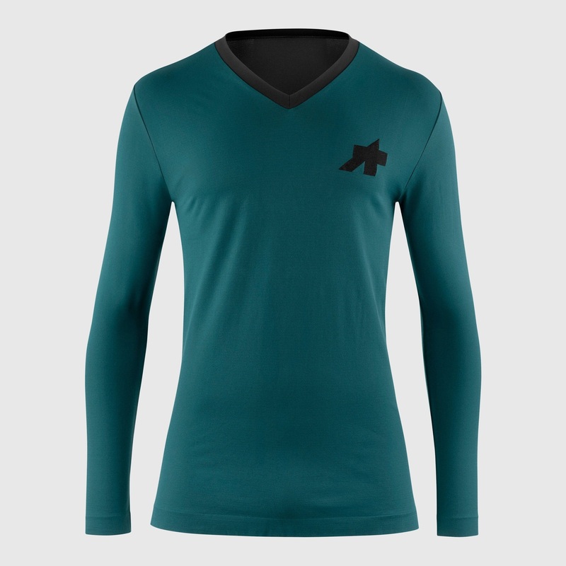 Maglia Assos maniche lunghe Tactica Tech T5 – Verde