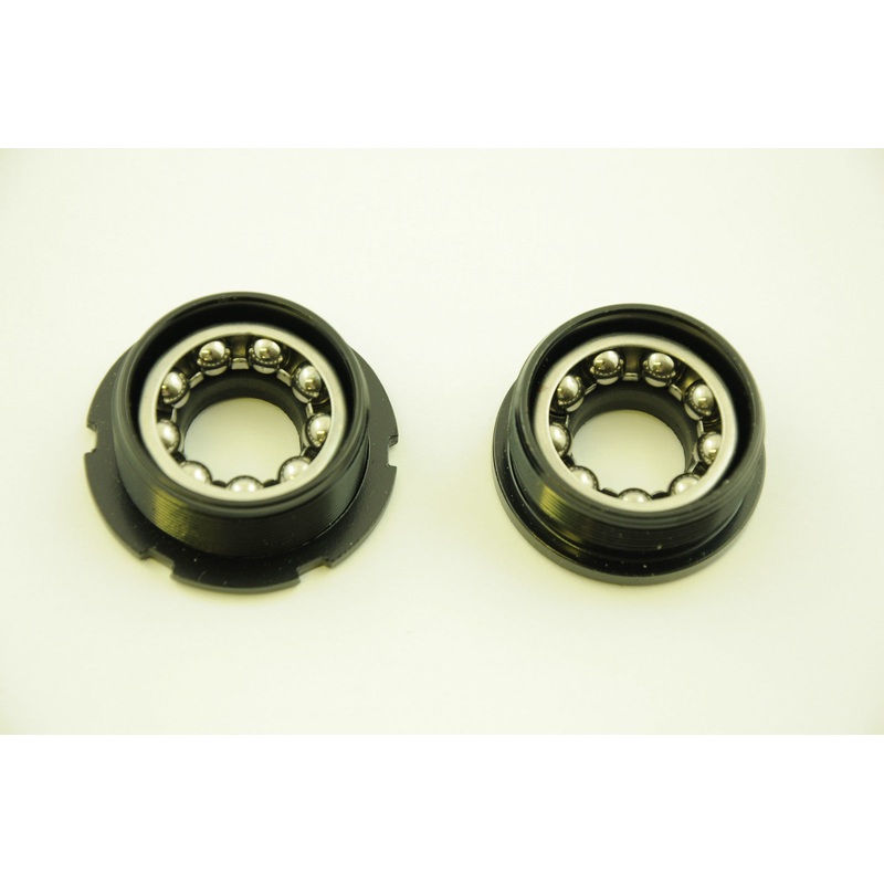 MTB BIKE COMPLETE BOTTOM BRACKET BEARING SET INC CUPS,RUBBER SEAL BEARINGS NEW