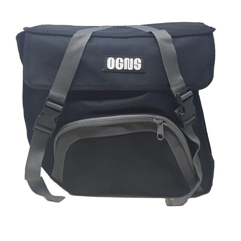OGNS Rear Bike Pannier Rack Commuter Bag Double Pannier Bag 33 x 31 x 15cm