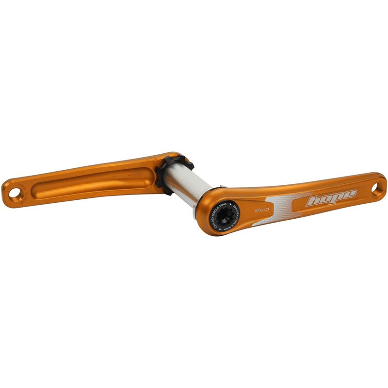 Hope Evo Crankset – 175mm Direct Mount 30mm Spindle For 135/142/141/148mm Rear Spacing Orange