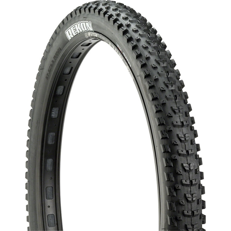 Maxxis Rekon Tire – 27.5 x 2.4 Tubeless Folding BLK Dual Compound EXO Wide Trail