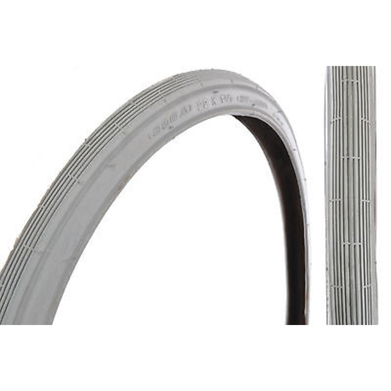 PAIR GREY 22×1 3-8 (37-489) 550a CLASSIC WHEEL CHAIR TYRES STRAIGHT LINE TREAD