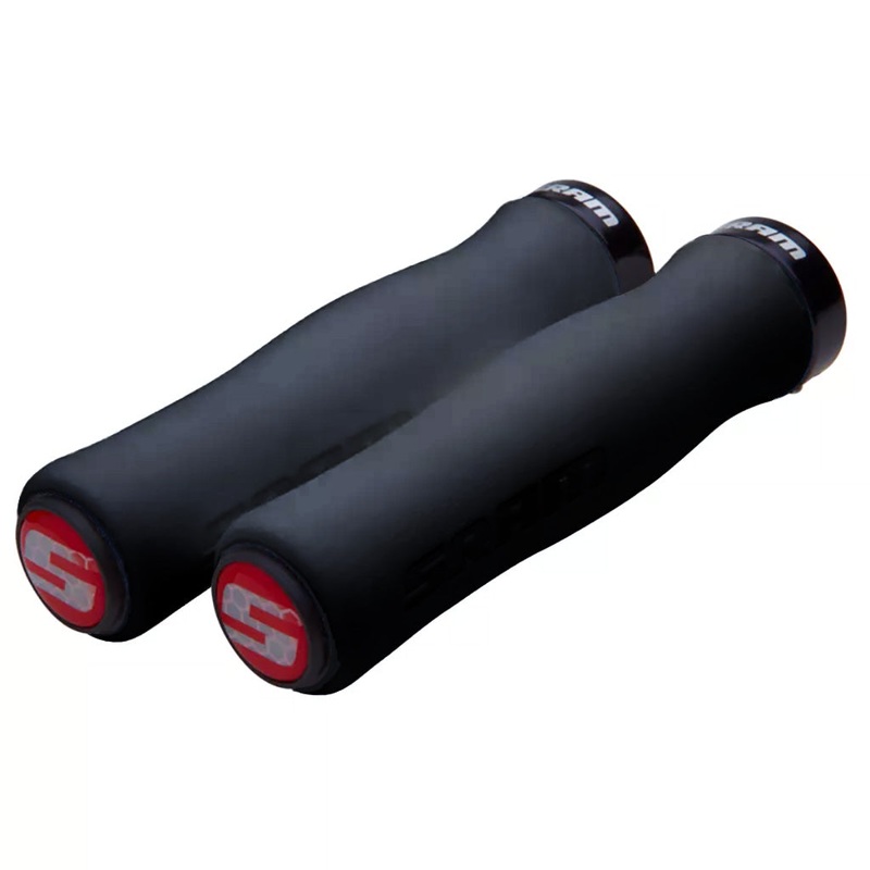 SRAM Foam Contour Grips – Black Lock-On