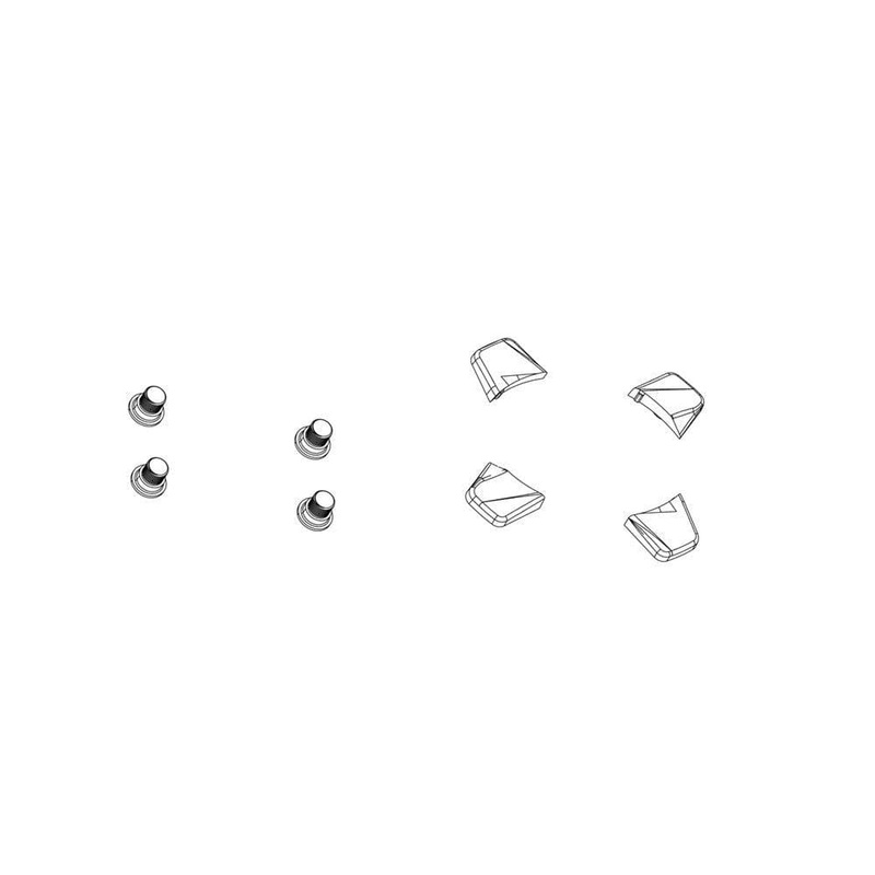 Sram Spare – Crank Chainring Bolt Kit Xx 4X2 Aluminium Grey Qty 4: