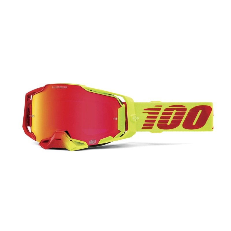 100% Armega Goggle Solaris – HiPER Red Mirror Lens