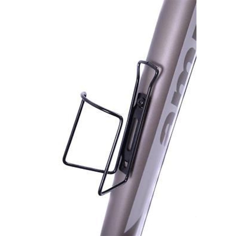 CLASSIC 60s,70s,80s,90s RACING STEEL BIKE WATER BOTTLE CAGE TRADITIONAL BLK