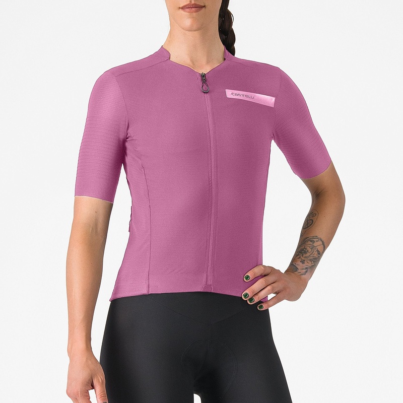 Maglia donna Castelli Premio Evo – Viola