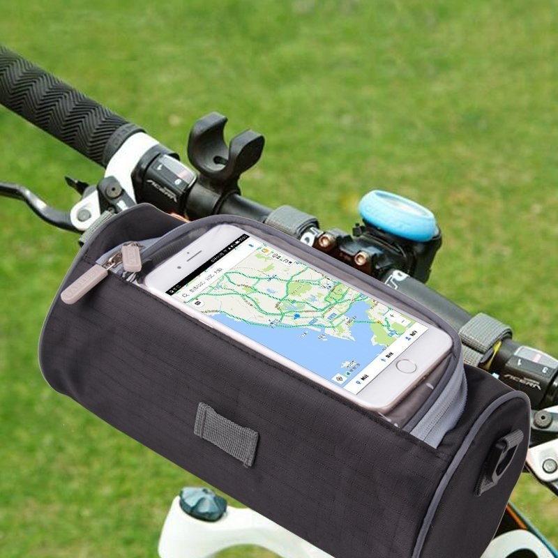 Outdoor Waterproof Bicycle Front Handlebar Bag Rear with Transparent PVC Pouch