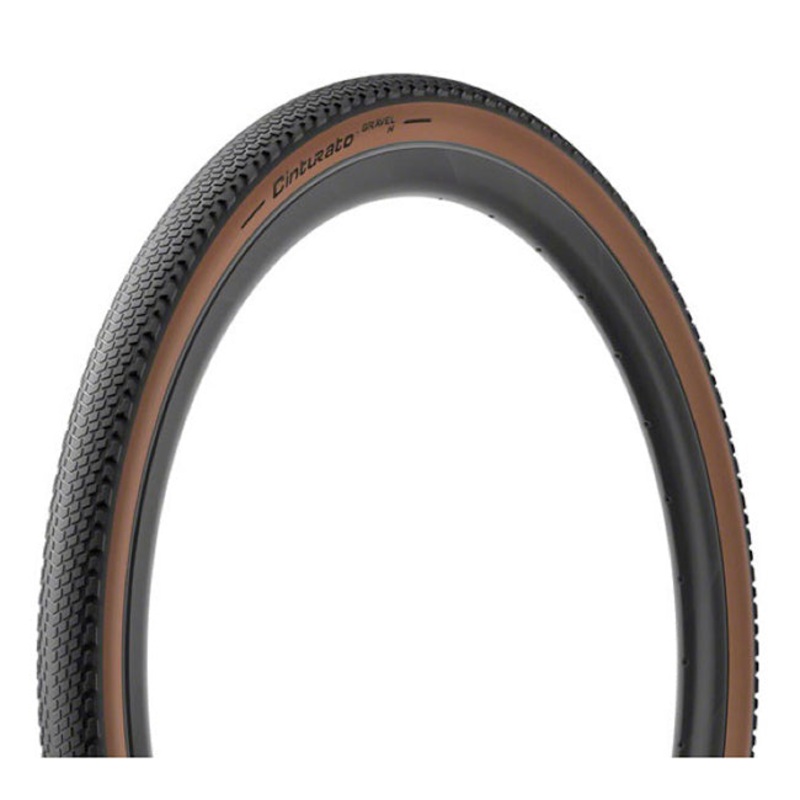 Pirelli Cinturato Gravel H Tire – 700 x 50 Tubeless Folding Classic Tan