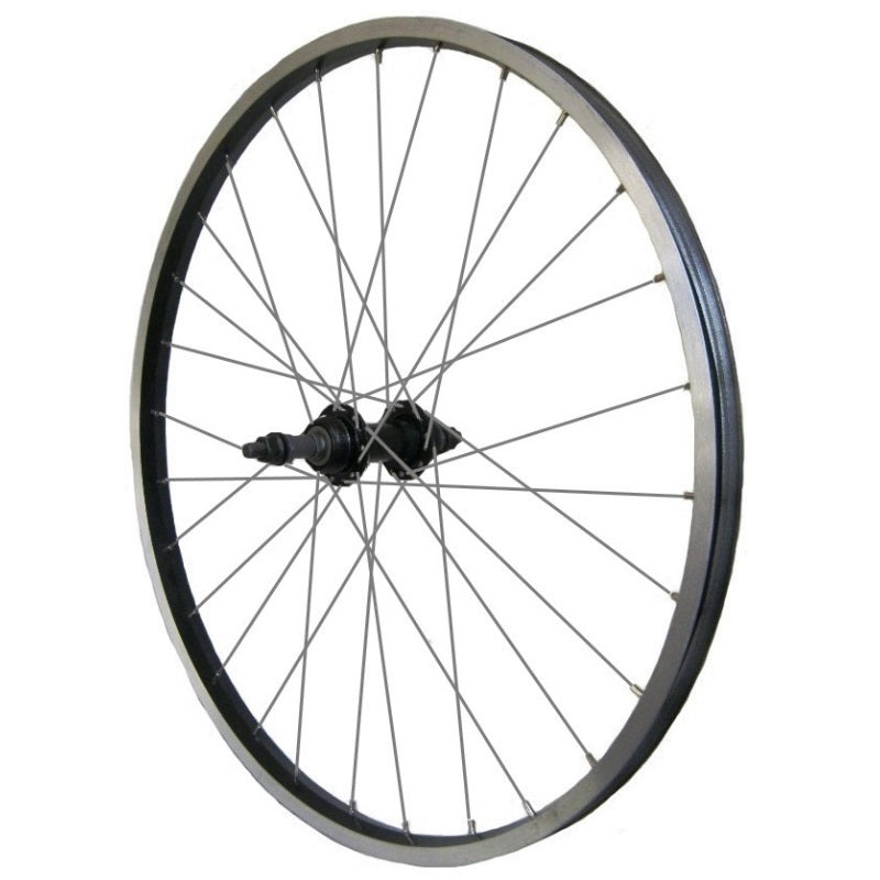 Rear 24 Alloy/Steel Screw-On Wheel Black