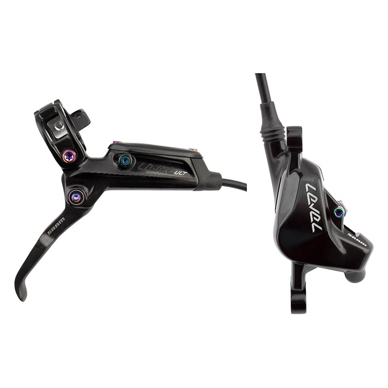SRAM Level Ultimate Disc Brake Lever – Front Hydraulic Post Mount BLK Rainbow Hardware B1