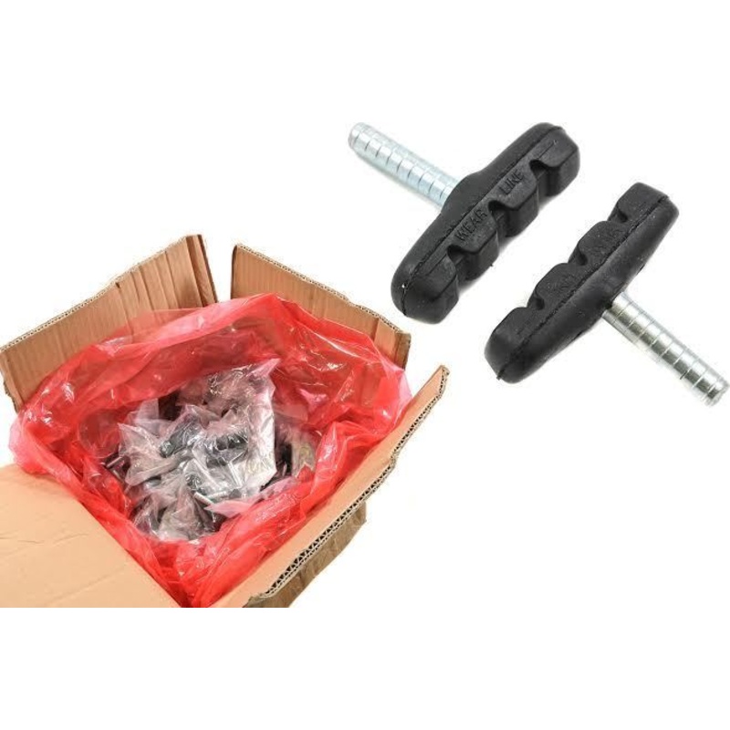 WHOLESALE JOB LOT 200 PAIRS (400) MTB BIKE CANTILEVER BRAKE BLOCKS BLOCKS-PADS