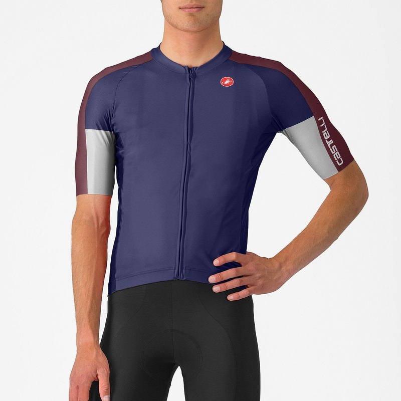 Maglia Castelli Entrata 6 – Blu bordeaux