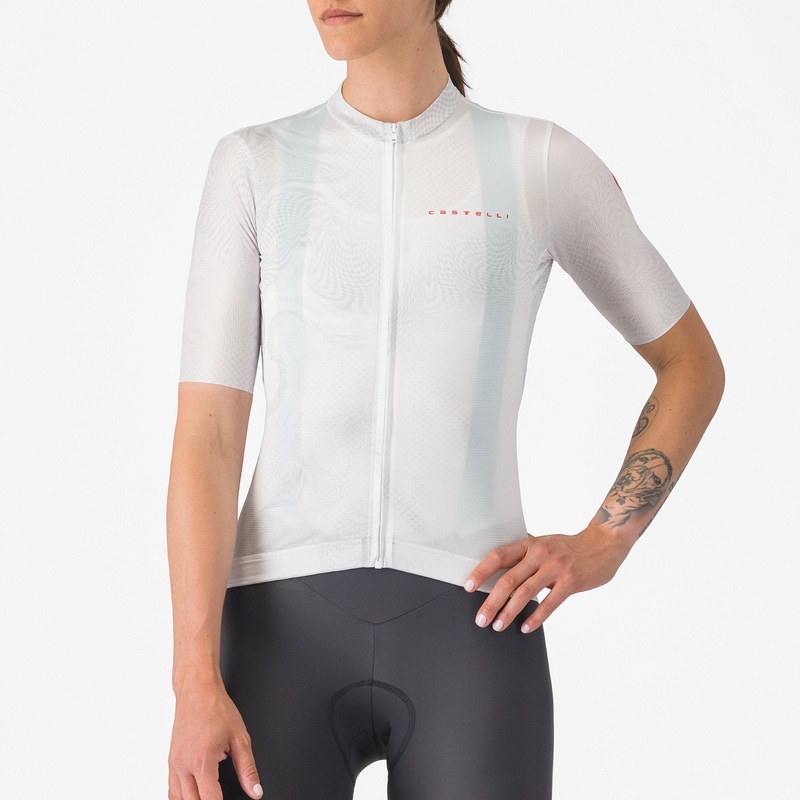 Maglia donna Castelli Fantasia – Bianco