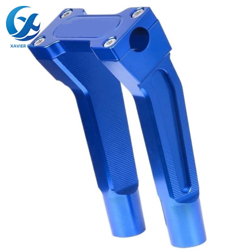 OEM CNC Machining Service Customized 7075 Aluminum Motorcycle Handlebar Riser by Your Request