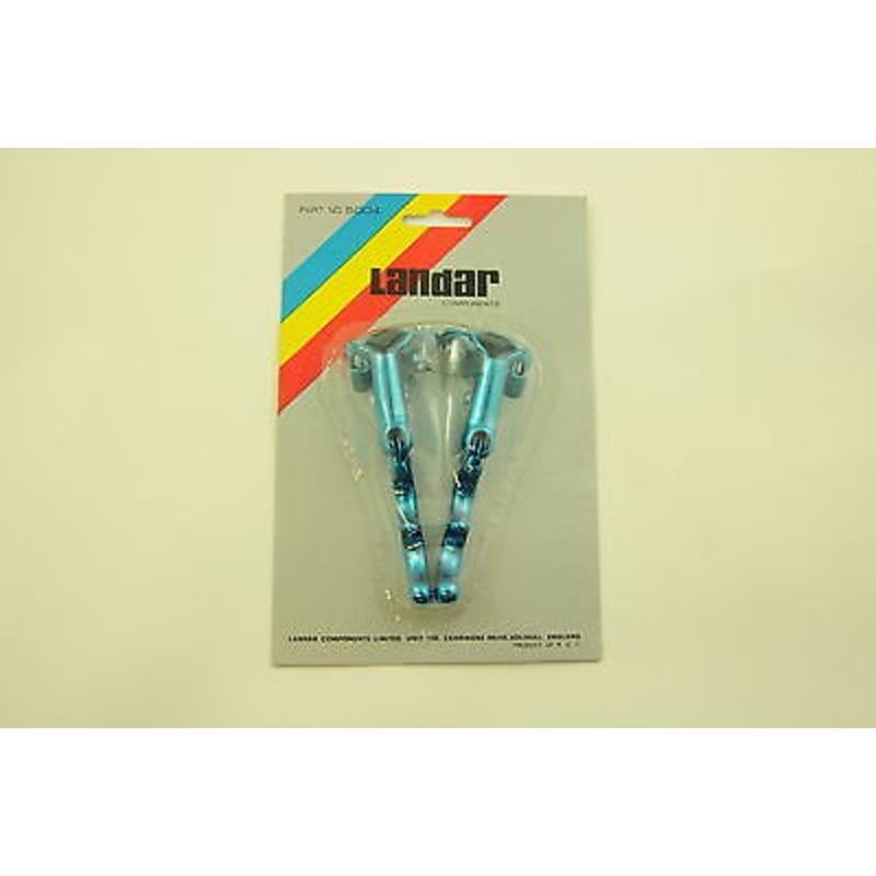 OLD SCHOOL BMX LANDAR 80’s MADE DIA-COMPE TECH 2 STYLE BRAKE LEVERS BLUE