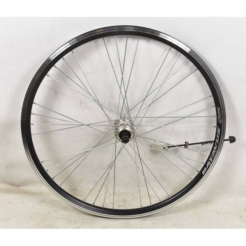 24 x 1.75 507 RIM 6 OR 7 SPEED REAR WHEEL DOUBLE WALL RIM BLACK 9 X 4 SPOKE