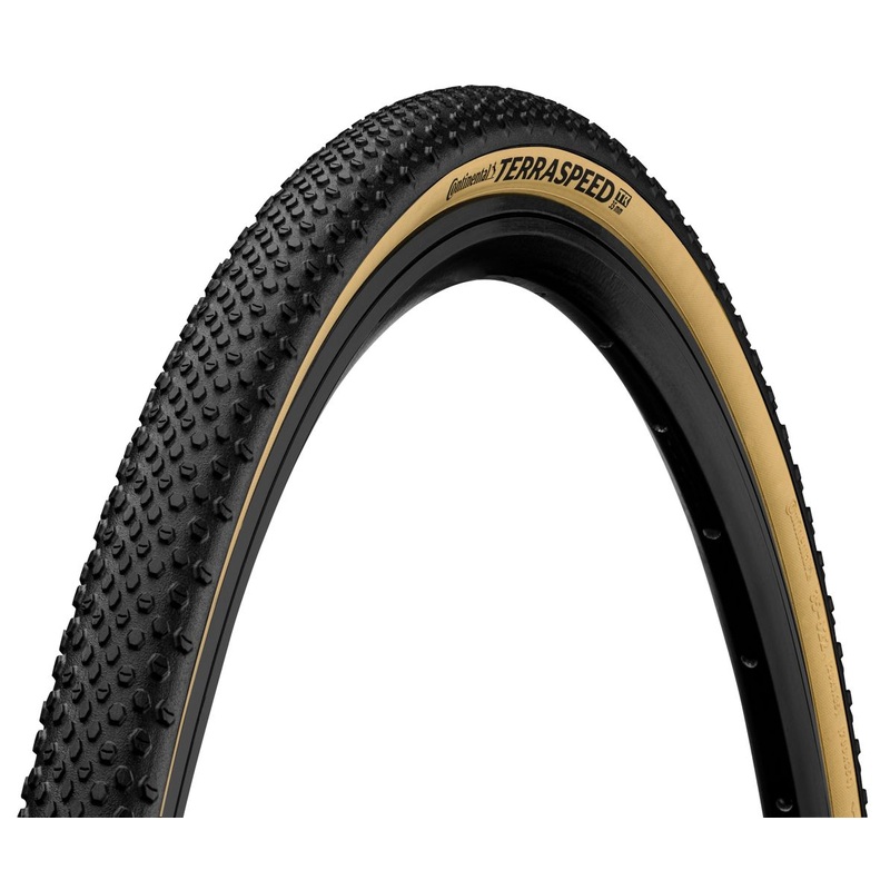 Continental Terra Speed 700c|Continental Terra Speed Tubeless Ready ProTection Folding Tyre 700 x 40 Black Chilli Compound, Black|Continental Terra Speed Tubeless Ready ProTection Folding Tyre 650b x 40 Black / Cream|Continental Terra Speed Tubeless Ready
