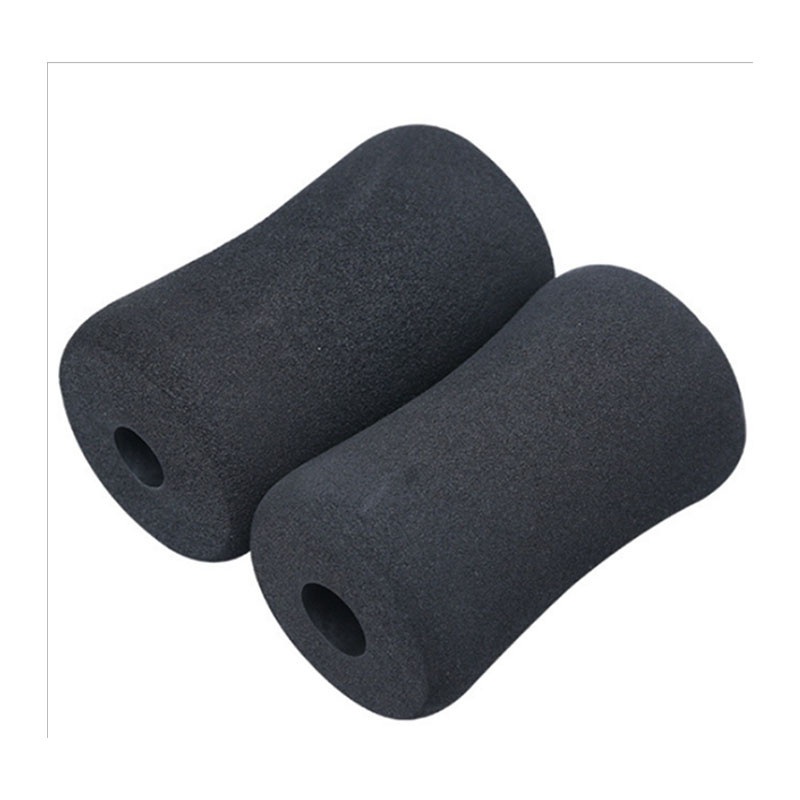Custom Gym Equipment Rubber EVA NBR Soft Sponge Handle Grip Rubber Foam Handlebar Cover for Fitness Roller