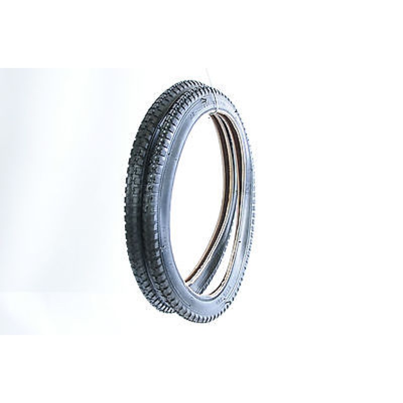 PAIR (2) 350A 14 x 1 3-8 x 1 5-8 (44-288) CHOPPER ERA BIKE CYCLE TYRES BLACK