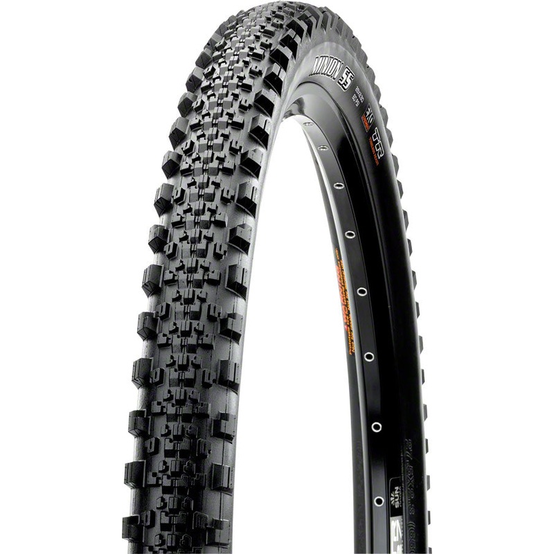 Maxxis Minion SS Tire – 27.5 x 2.3 Tubeless Folding Black Dual EXO