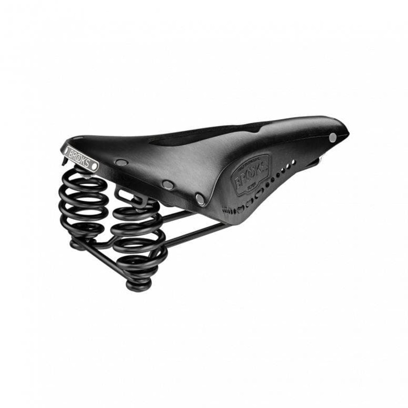 Brooks Flyer-Carved Std Blk Mens Touring Saddle – 175mm
